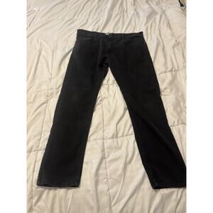 Men’s Black Jeans Craft+flow Slim Straight Fit 34Wx30L Stretch Denim Pre Owned